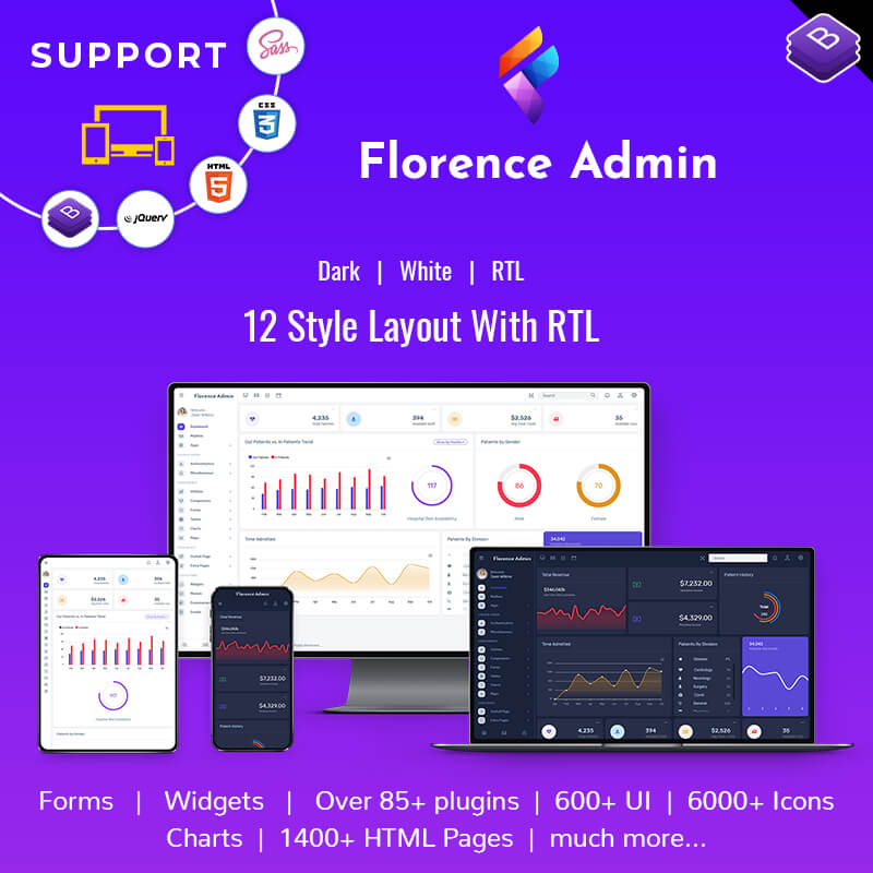 Florence – Bootstrap 5 Admin Dashboard Template