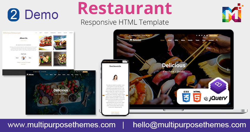 Business HTML Template | One Page Parallax HTML template