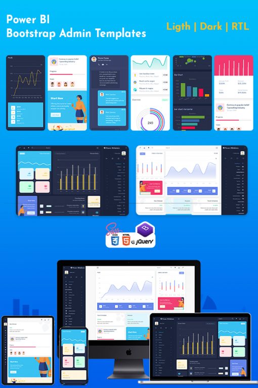 Admin Dashboard Template | Responsive Web Application Kit