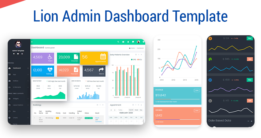 Bootstrap 4 Admin Templates