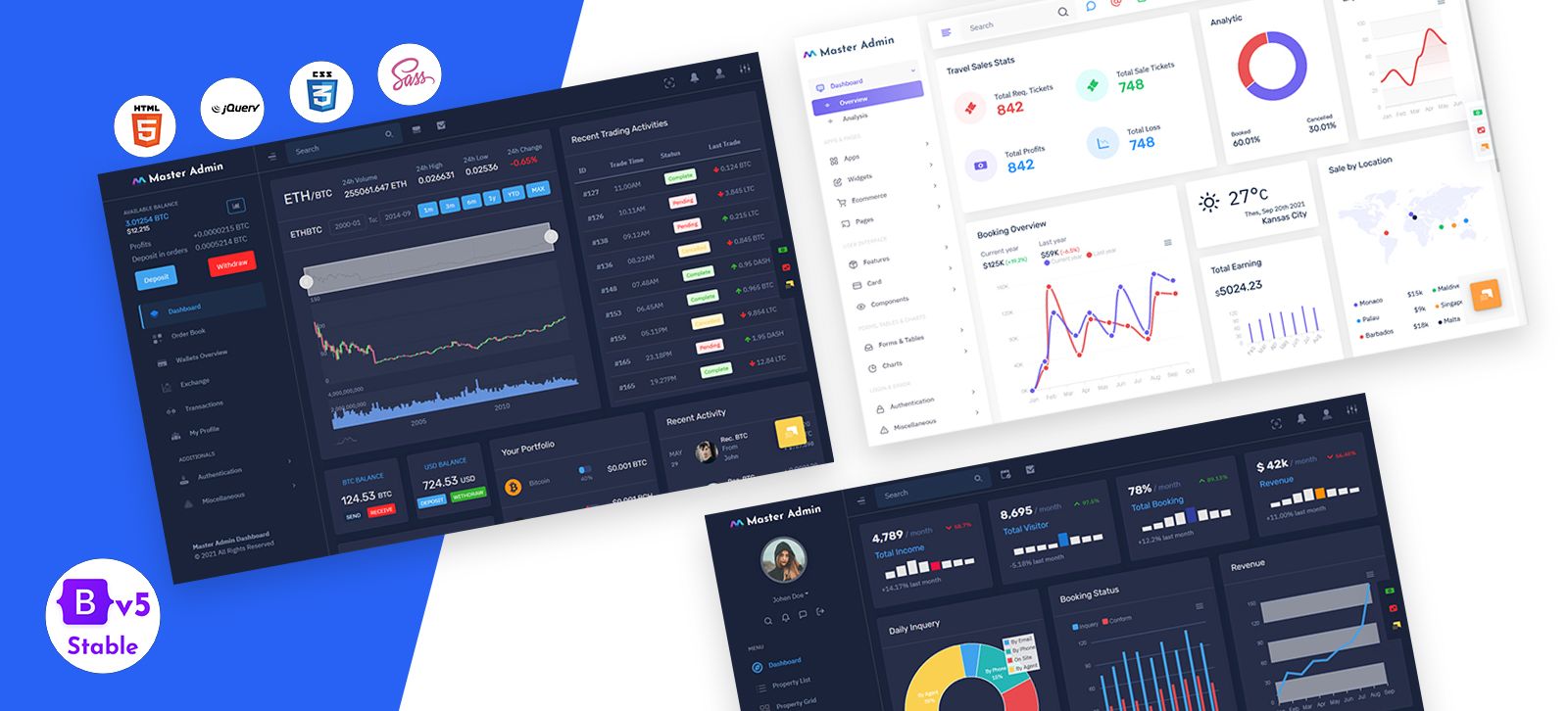 Bootstrap 5 Admin Templates