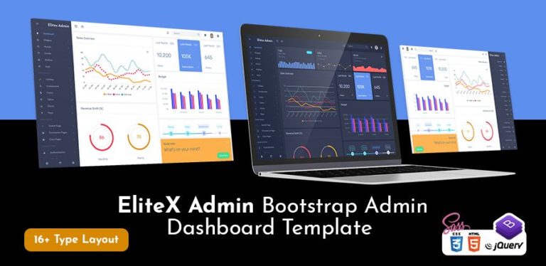 EliteX Bootstrap Admin Template - MultiPurpose Themes