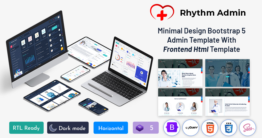 Rhythm Fully Featured Admin Theme for CRM and CMS
