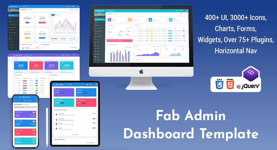 Responsive Admin Dashboard Template