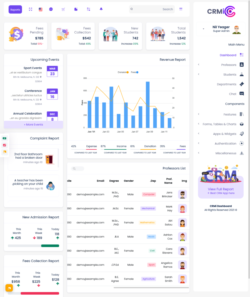 Lawfirm Bootstrap Admin Templates