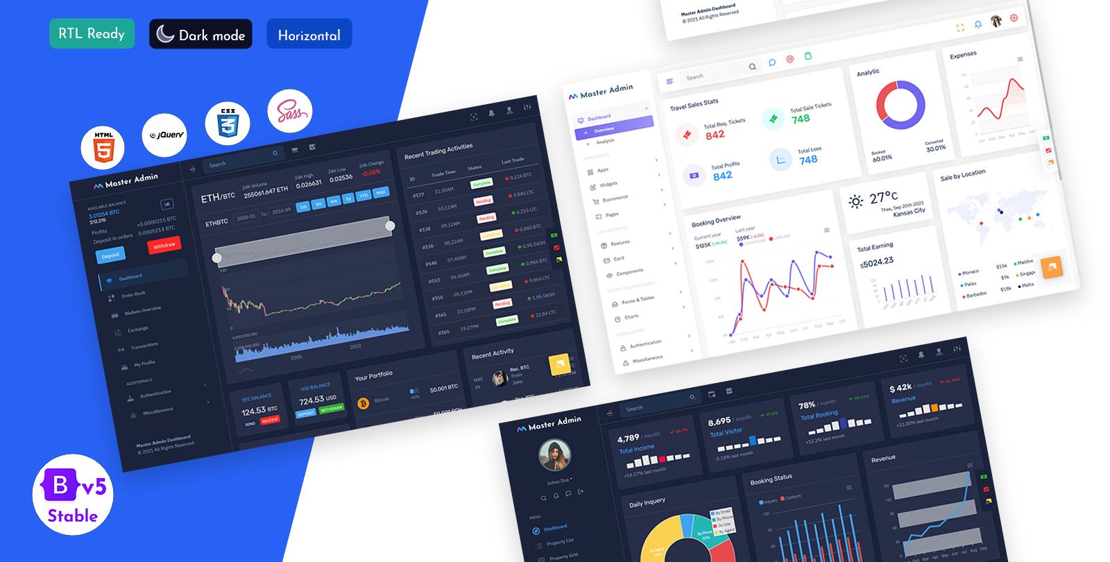 Bootstrap 5 Admin Templates