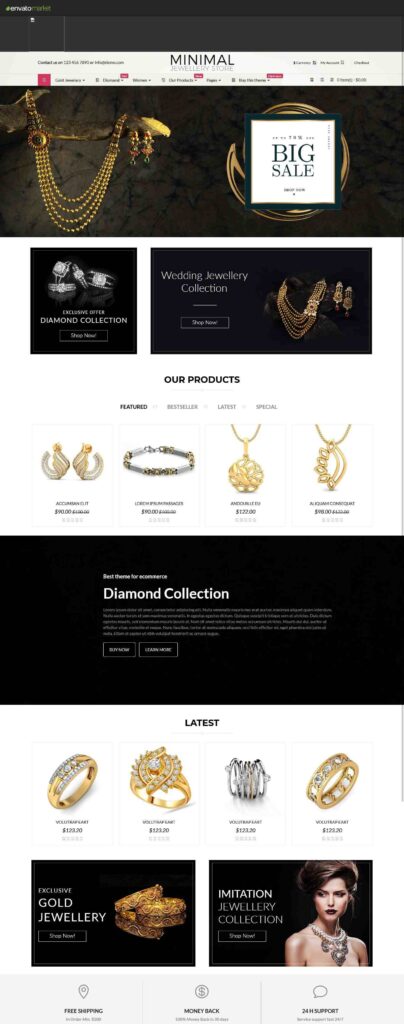 Minimal - Jewelry Responsive OpenCart Theme