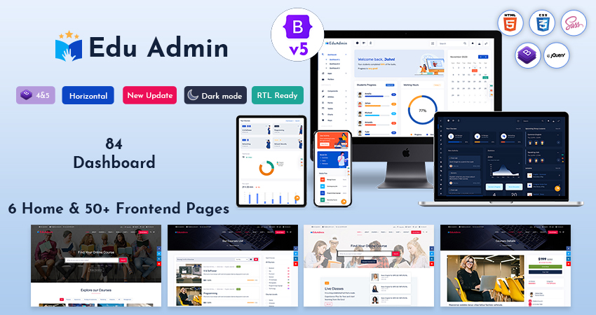 Learning Management System Dashboard