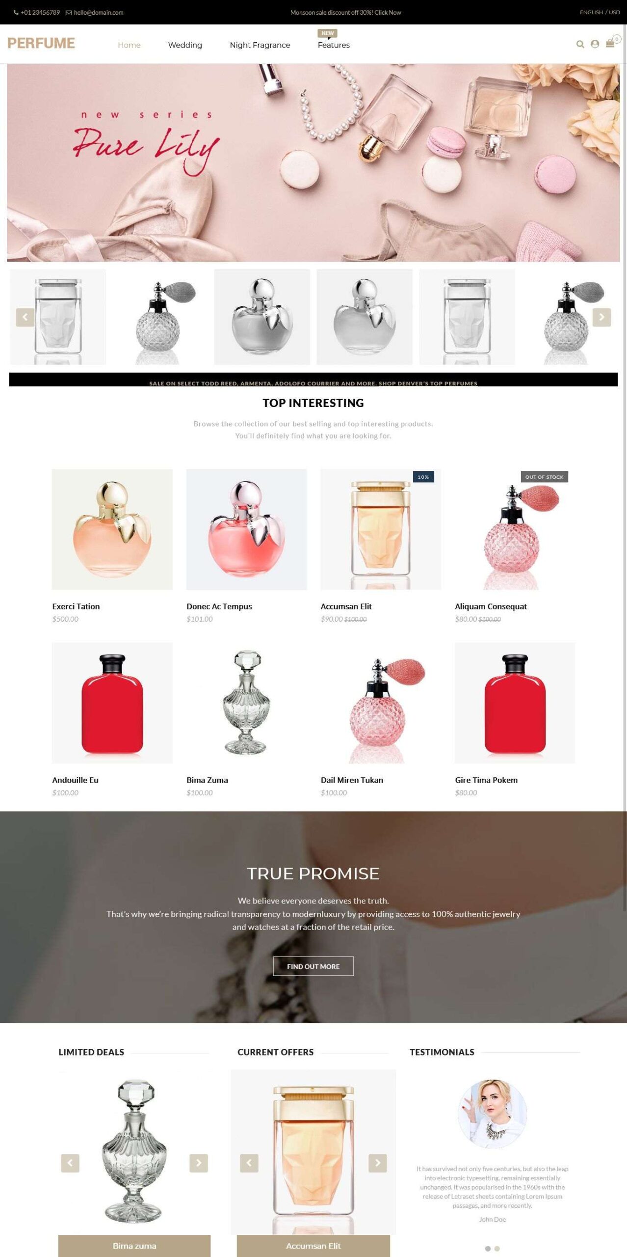 Perfume - Opencart Multi-Purpose Responsive Theme