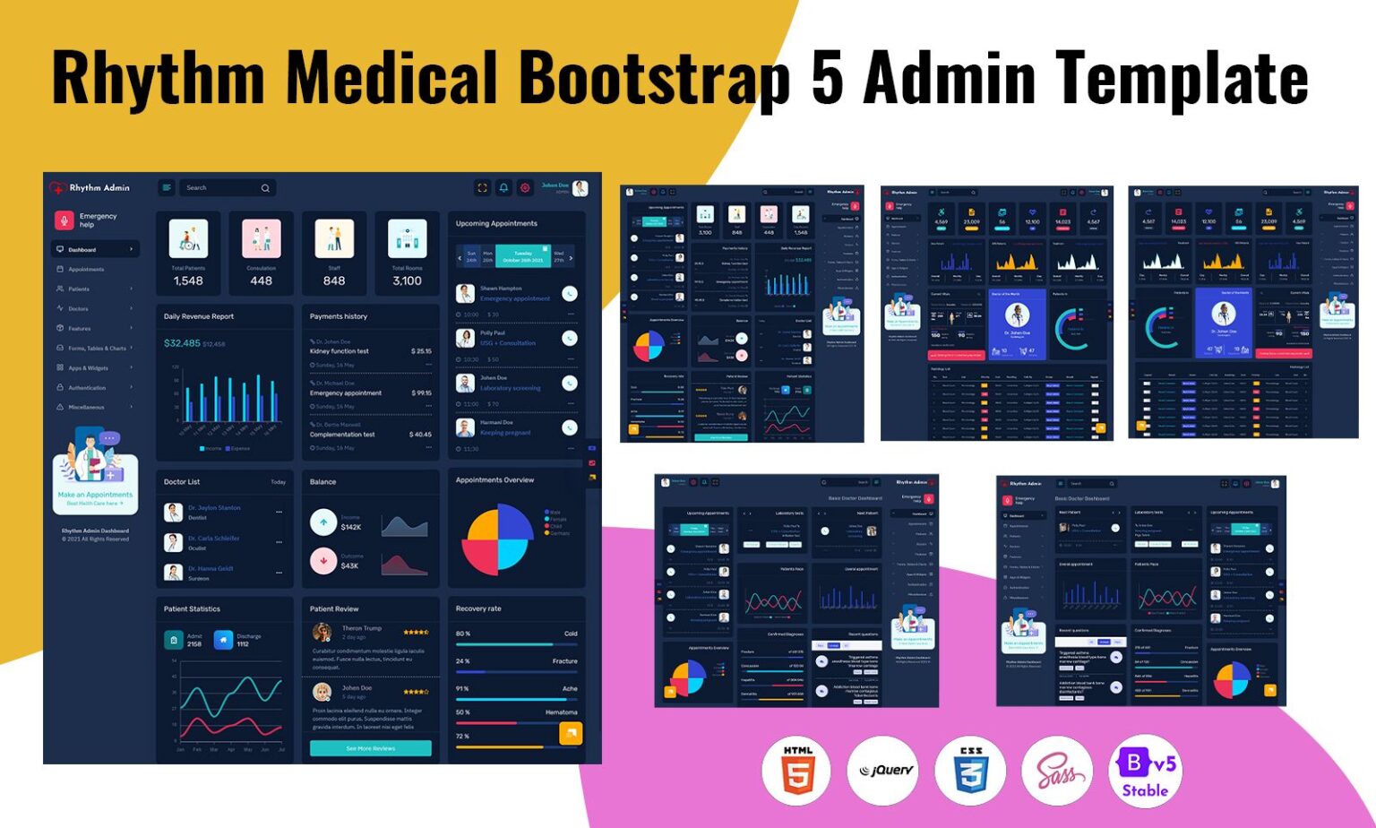 Admin Panel Dashboard - MultiPurpose Themes