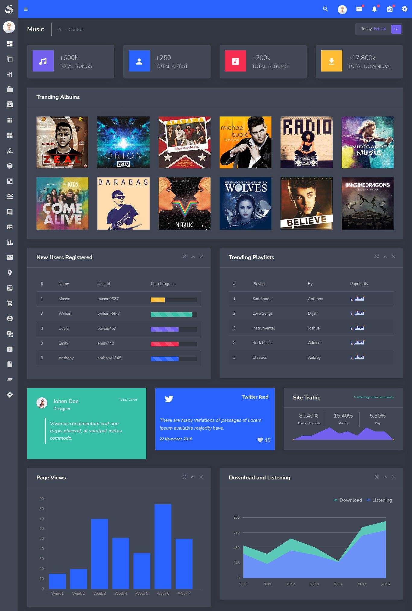 Superieur - Responsive Bootstrap 4 Admin Template Dashboard Web App