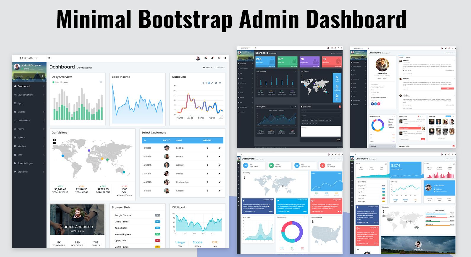 Bootstrap Admin Templates