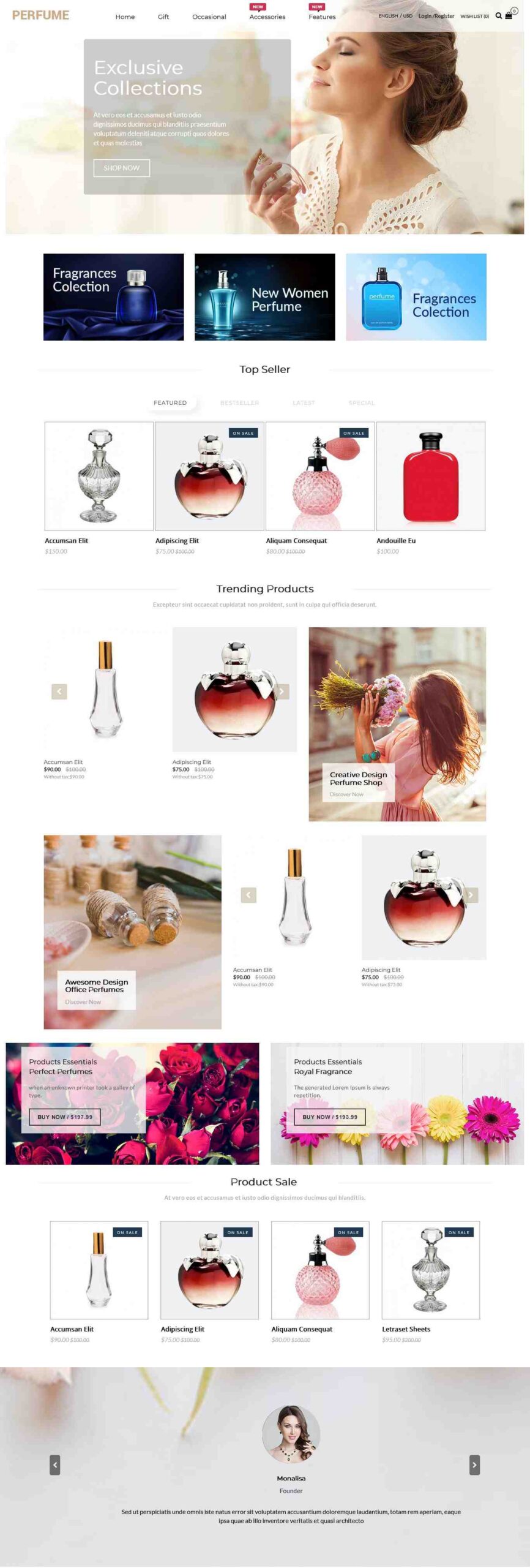 Perfume - Opencart Multi-Purpose Responsive Theme 