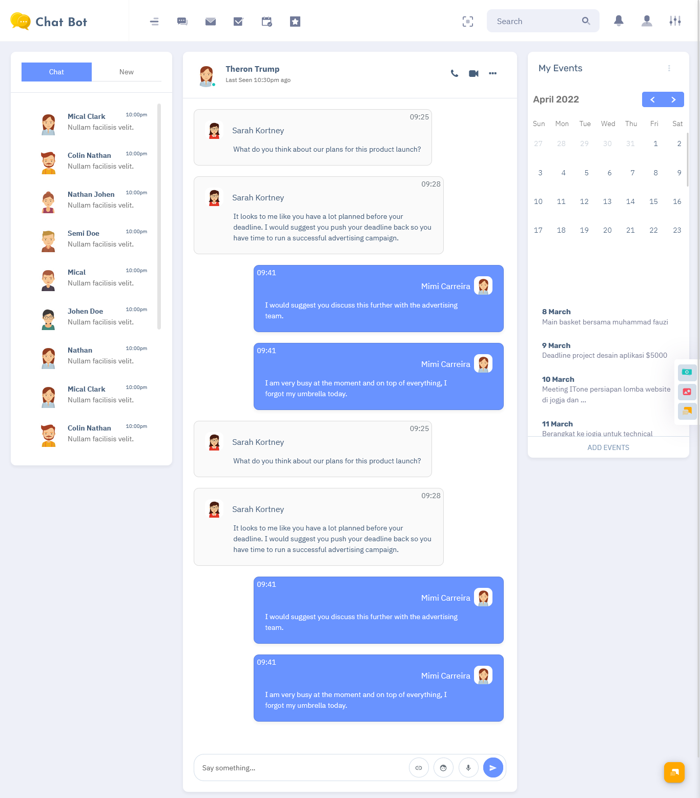 chatbot dashboard
