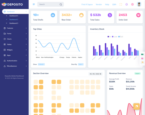 Light LTR Dashboard - MultiPurpose Themes