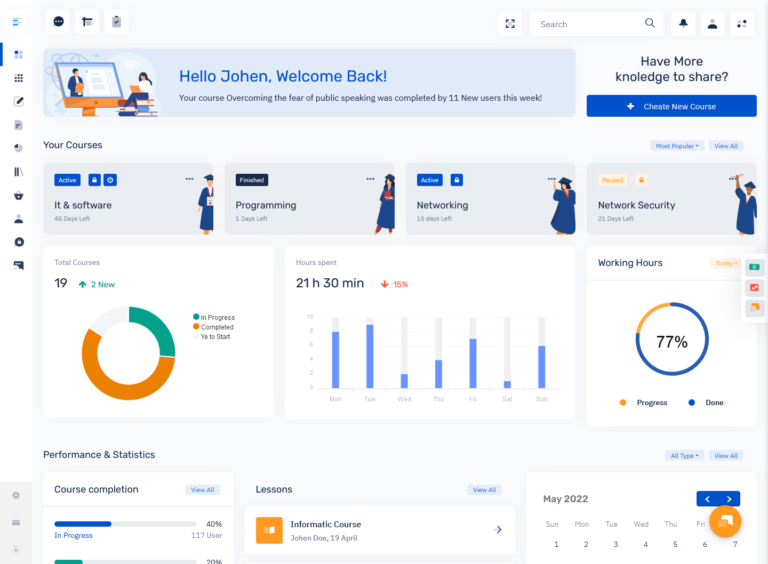 Education Bootstrap 5 Admin Template & HTML Template