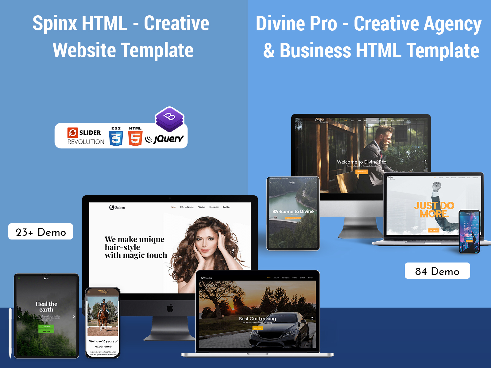 Spinx And Divine HTML Template