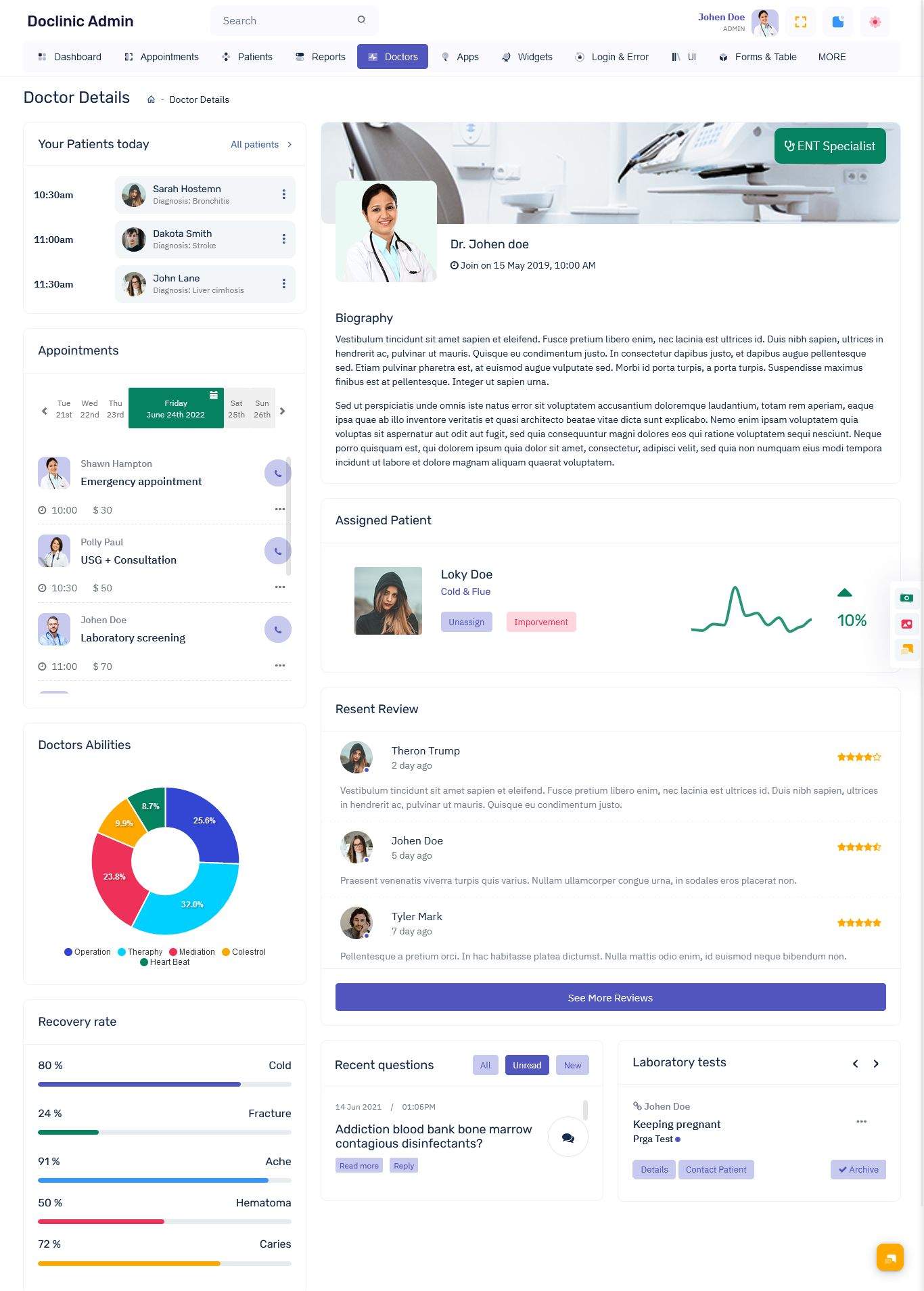 Medical Bootstrap 5 Admin Template