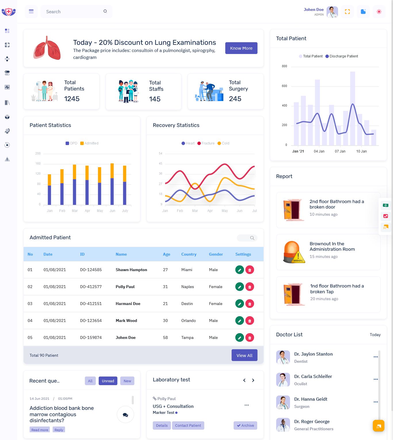 Medical Bootstrap 5 Admin Template