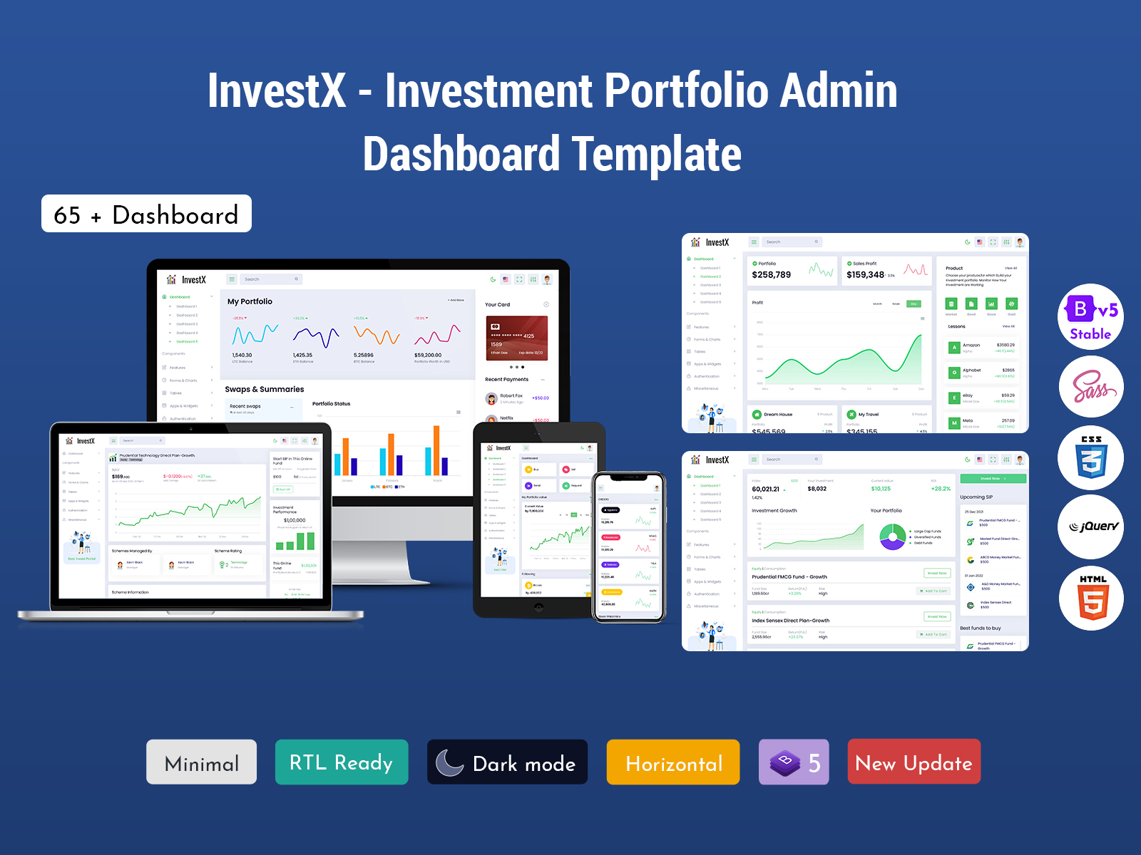 Investment Portfolio Admin Dashboard