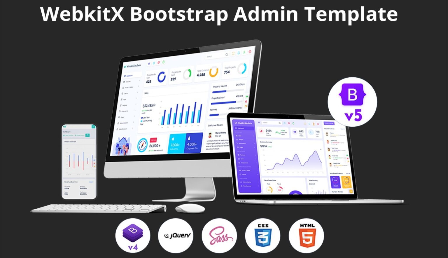 Premium Bootstrap Admin Template - MultiPurpose Themes