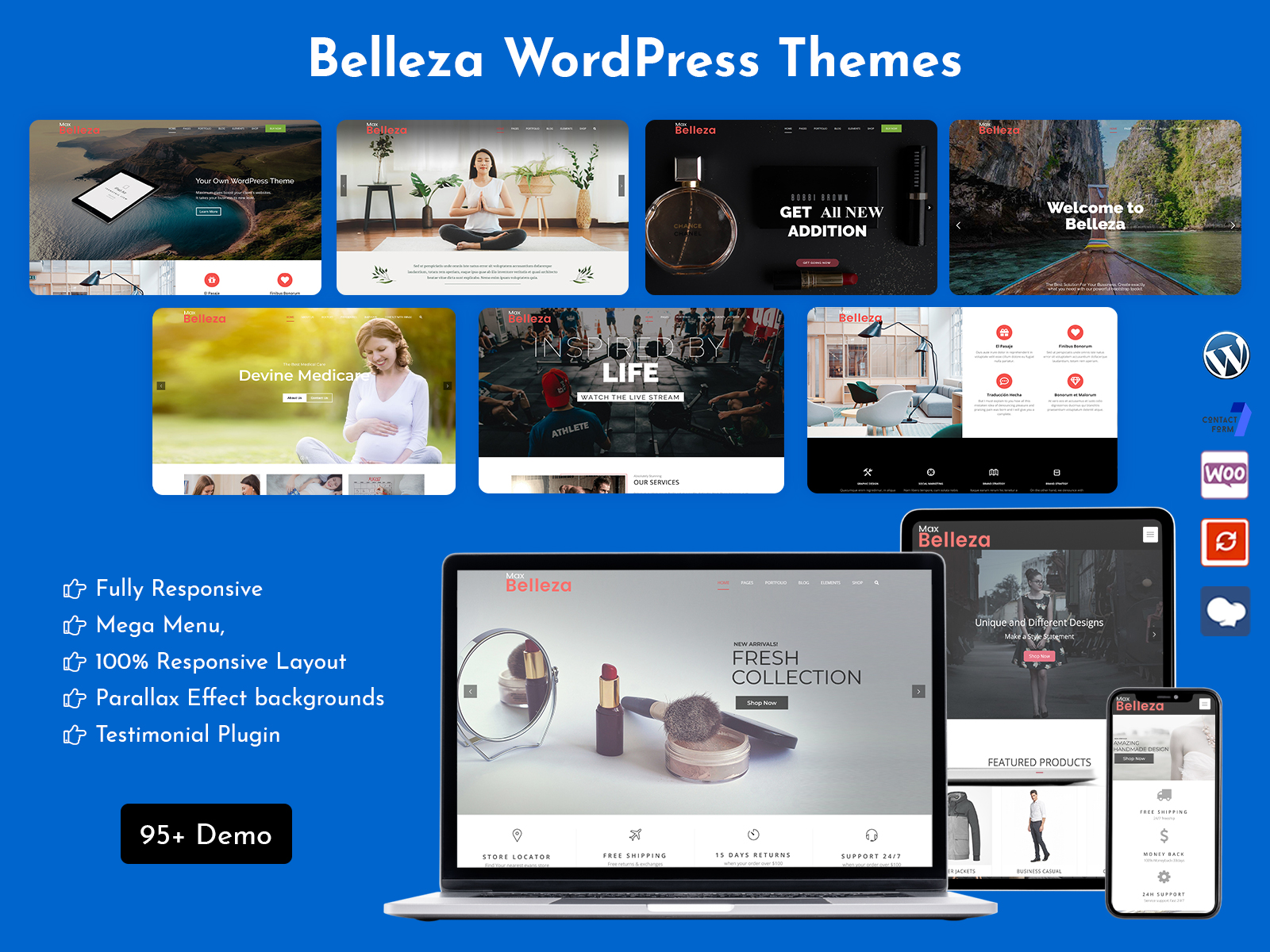 Belleza - Multipurpose Responsive WordPress Theme