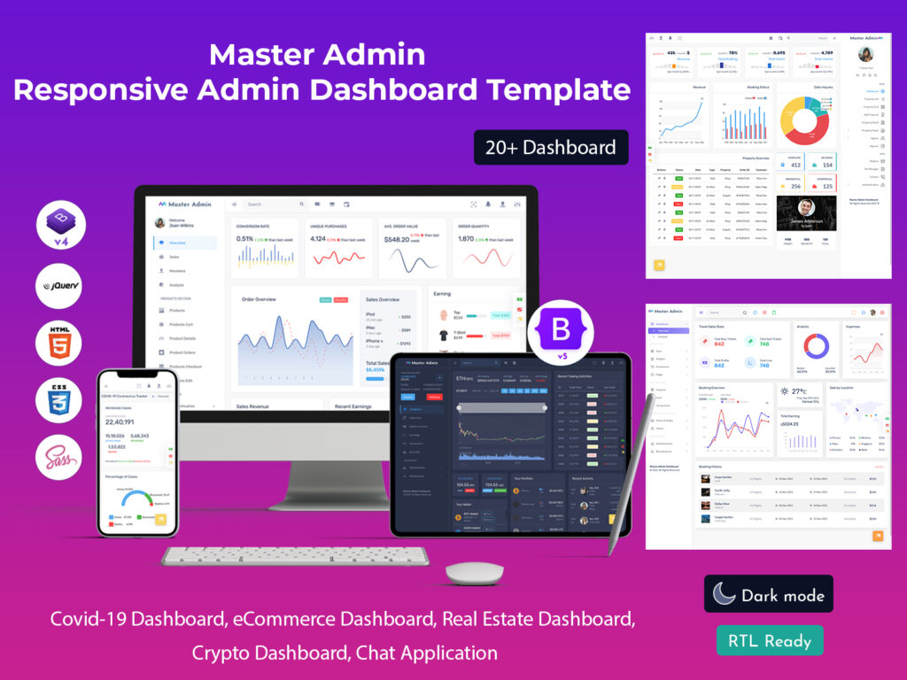 Master Admin - Responsive Admin Dashboard Template (8)