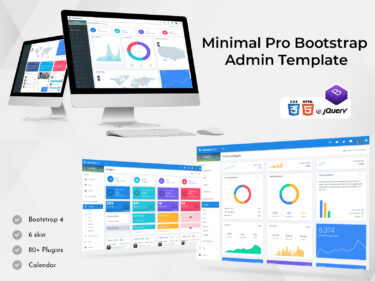 Minimal Pro Bootstrap Admin Template - MultiPurpose Themes