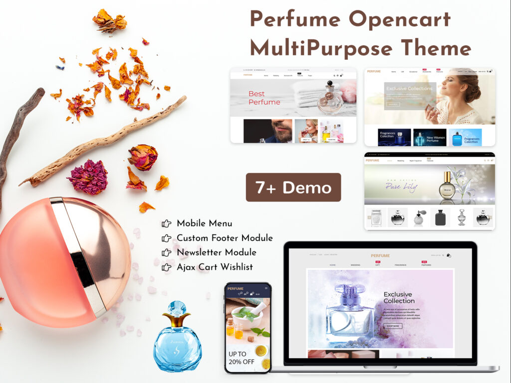 Perfume Opencart MultiPurpose Theme