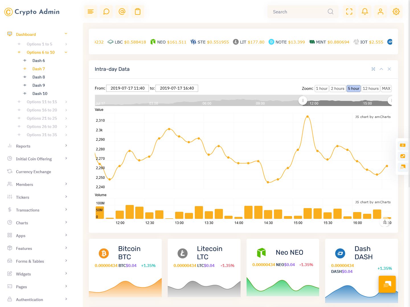 Bootstrap Admin Template