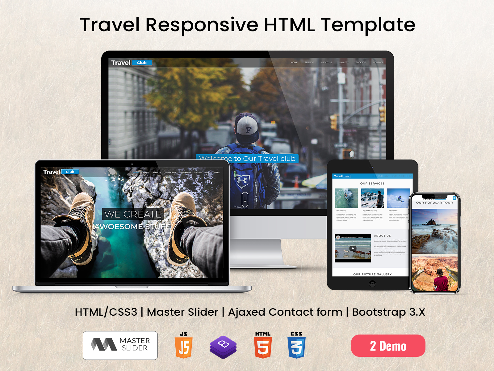Travel Responsive HTML Template