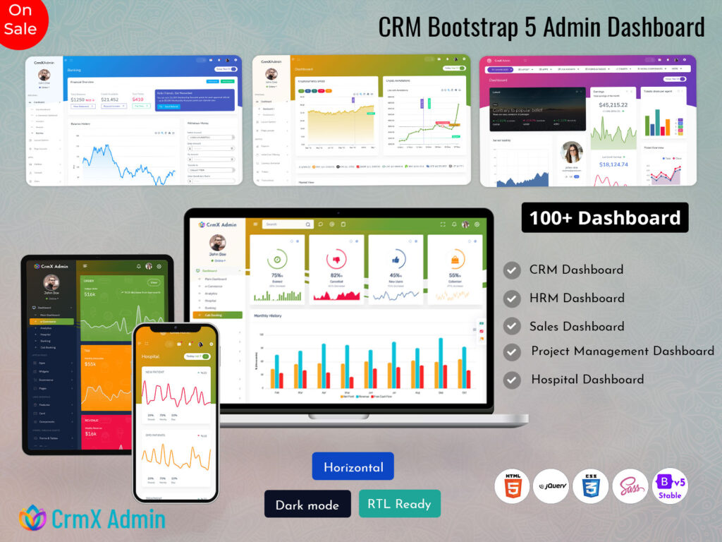 CRM - Bootstrap 5 Admin Dashboard