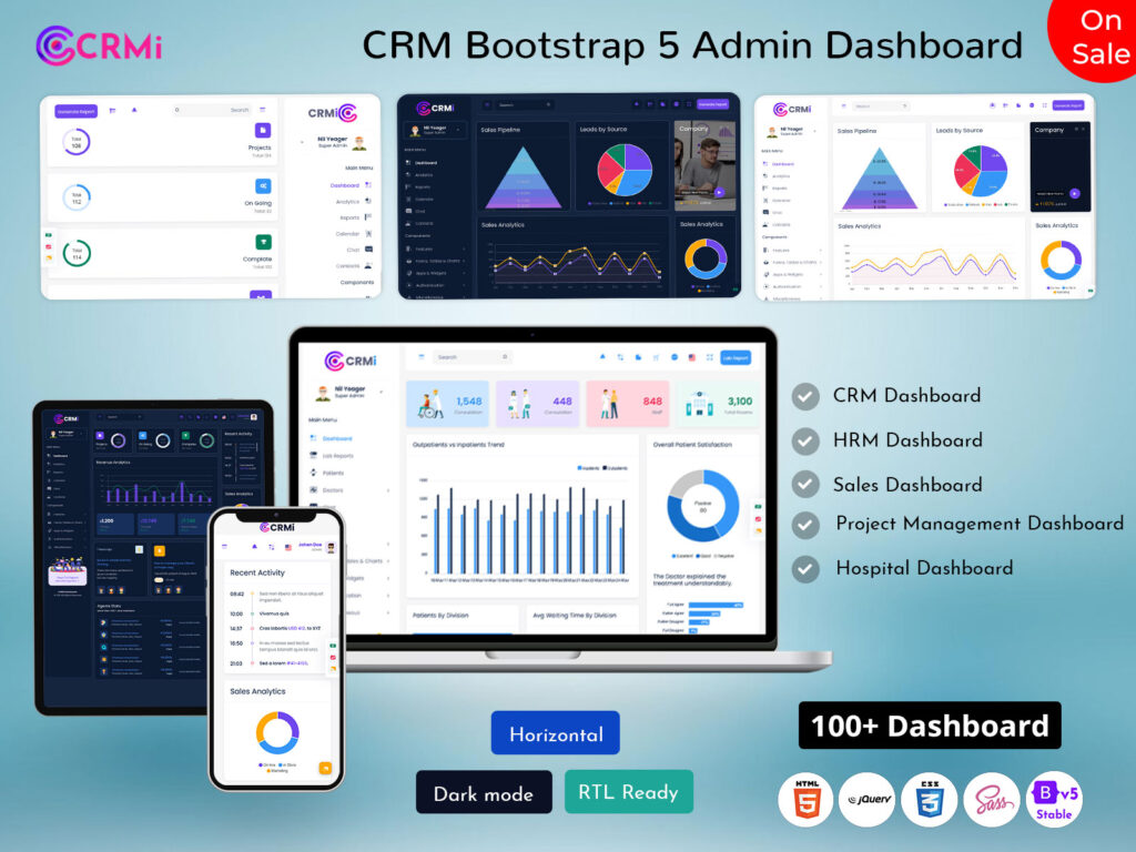 CRMi - Bootstrap 5 Admin Dashboard