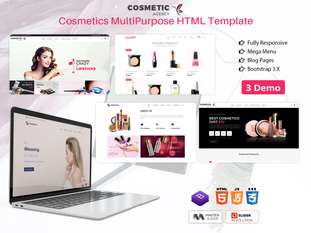 Cosmetics - Multipurpose HTML Template