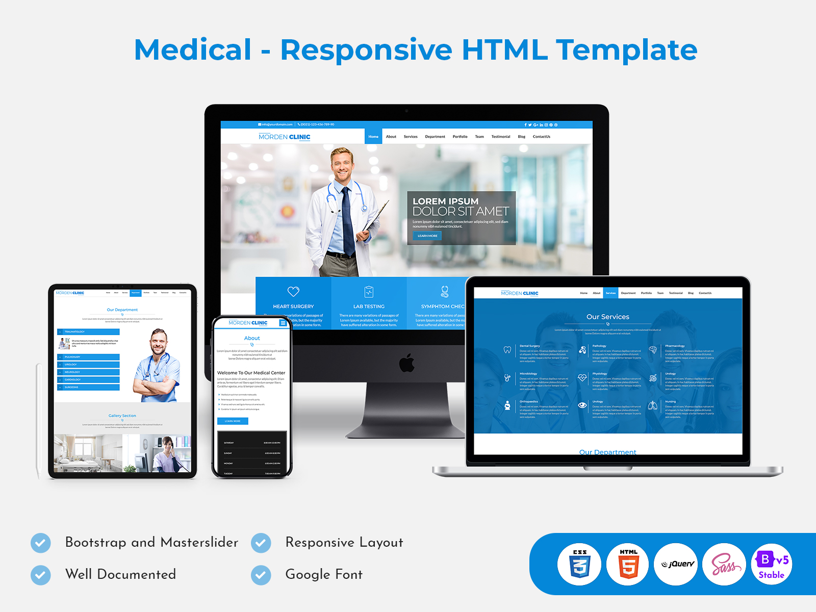 Medical - Responsive HTML Template