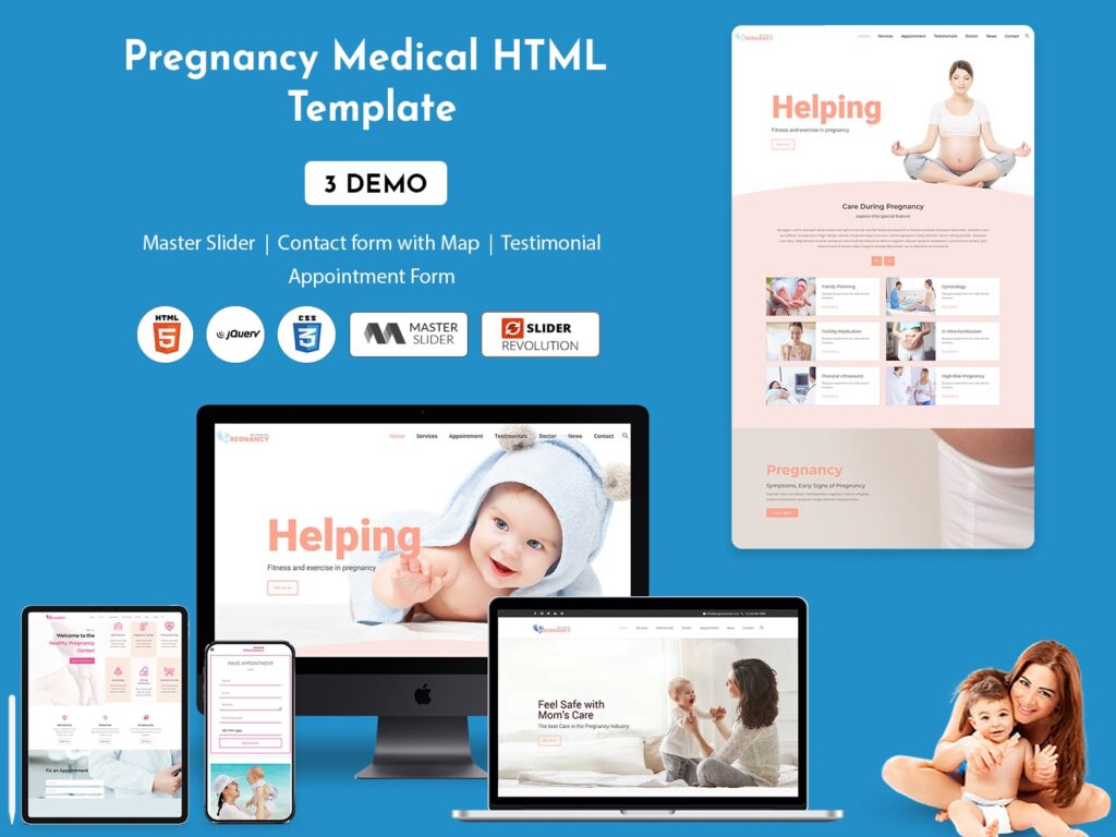 Pregnancy Medical HTML Template