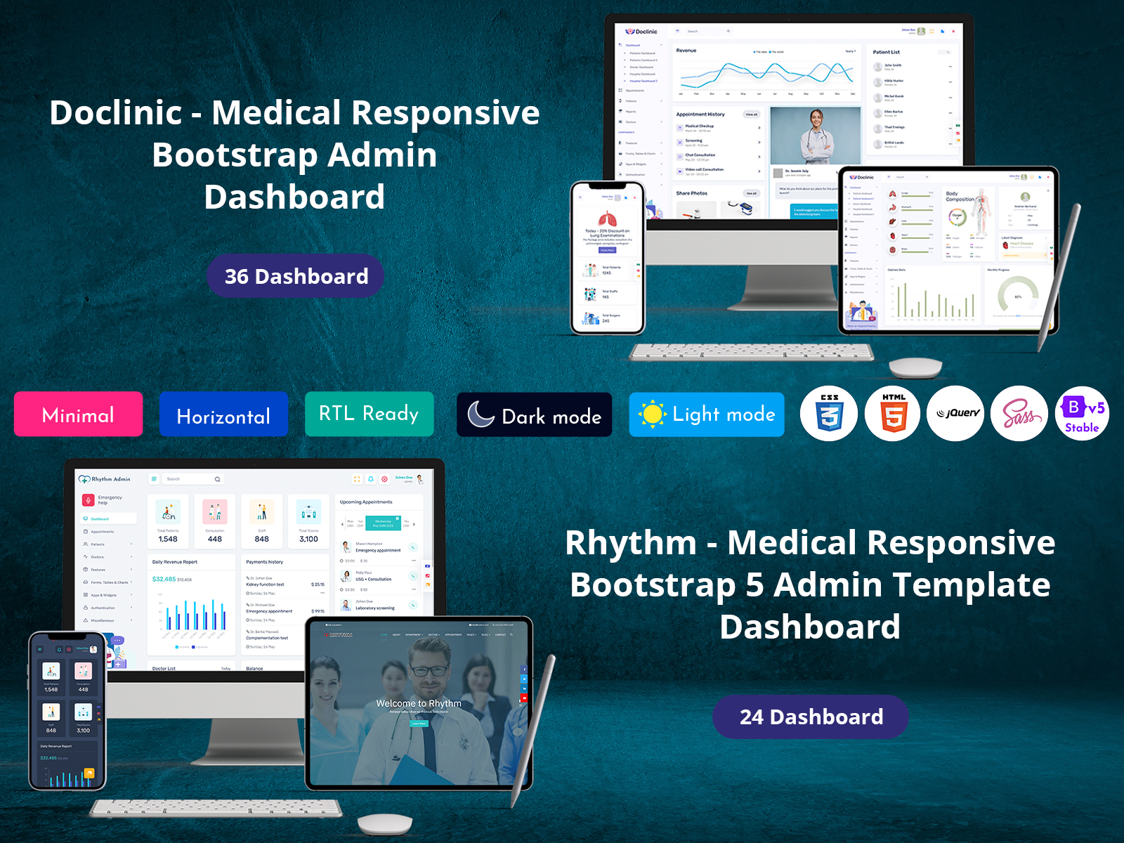 Medical Healthcare Dashboard Admin Template
