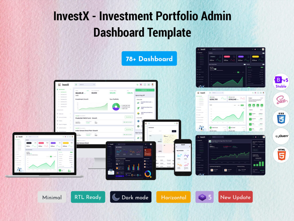 Investment Portfolio Admin Dashboard