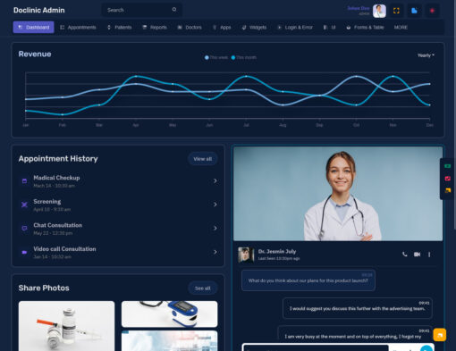 horizontal dark hospital dash 2 ltr - MultiPurpose Themes