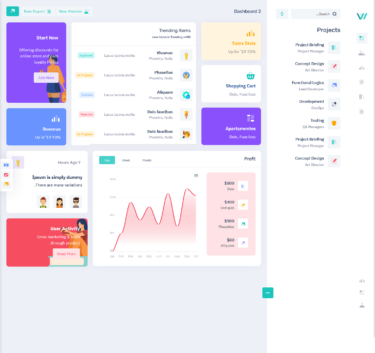 Beautiful RTL Dashboard Design of WebkitX Bootstrap Admin Template