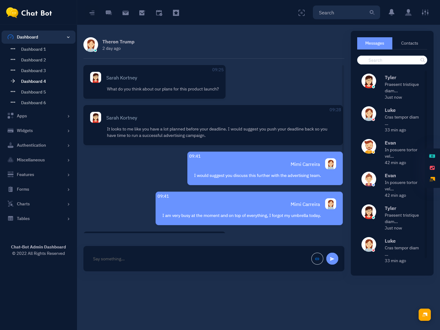 Chat Software Template