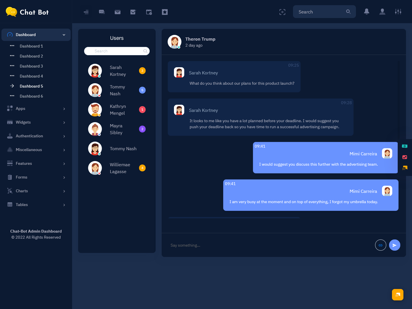 Chat Software Template