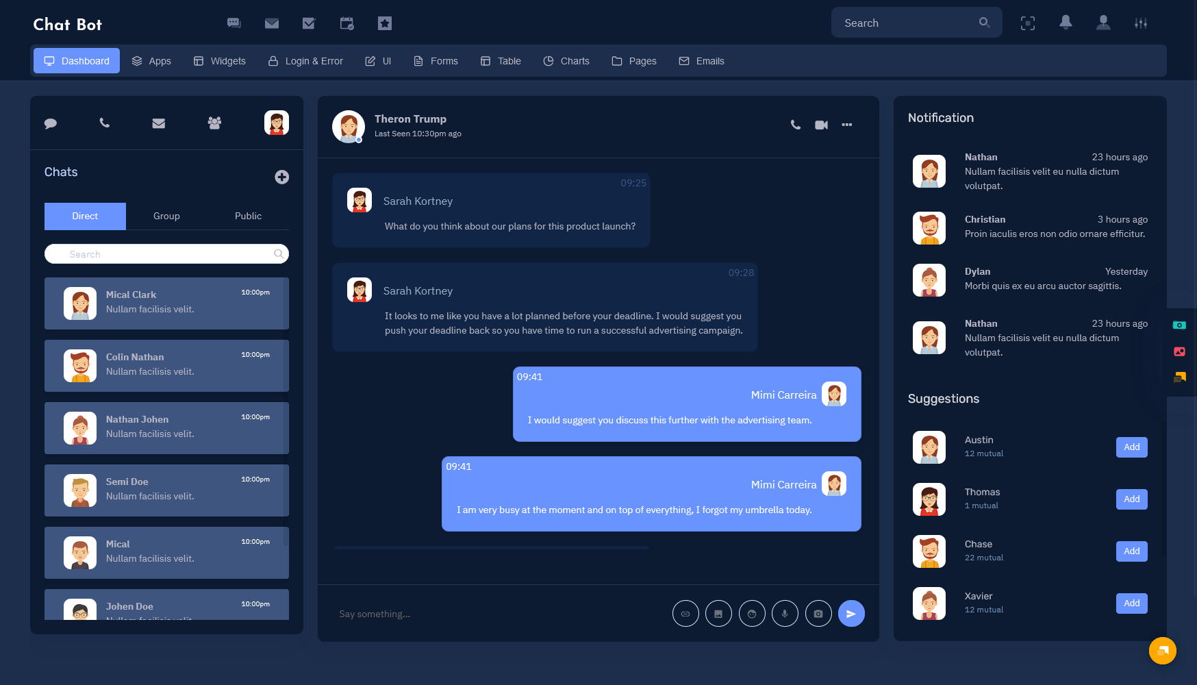 Desktop Chatbot UI Design Simplify Chatbot Integration