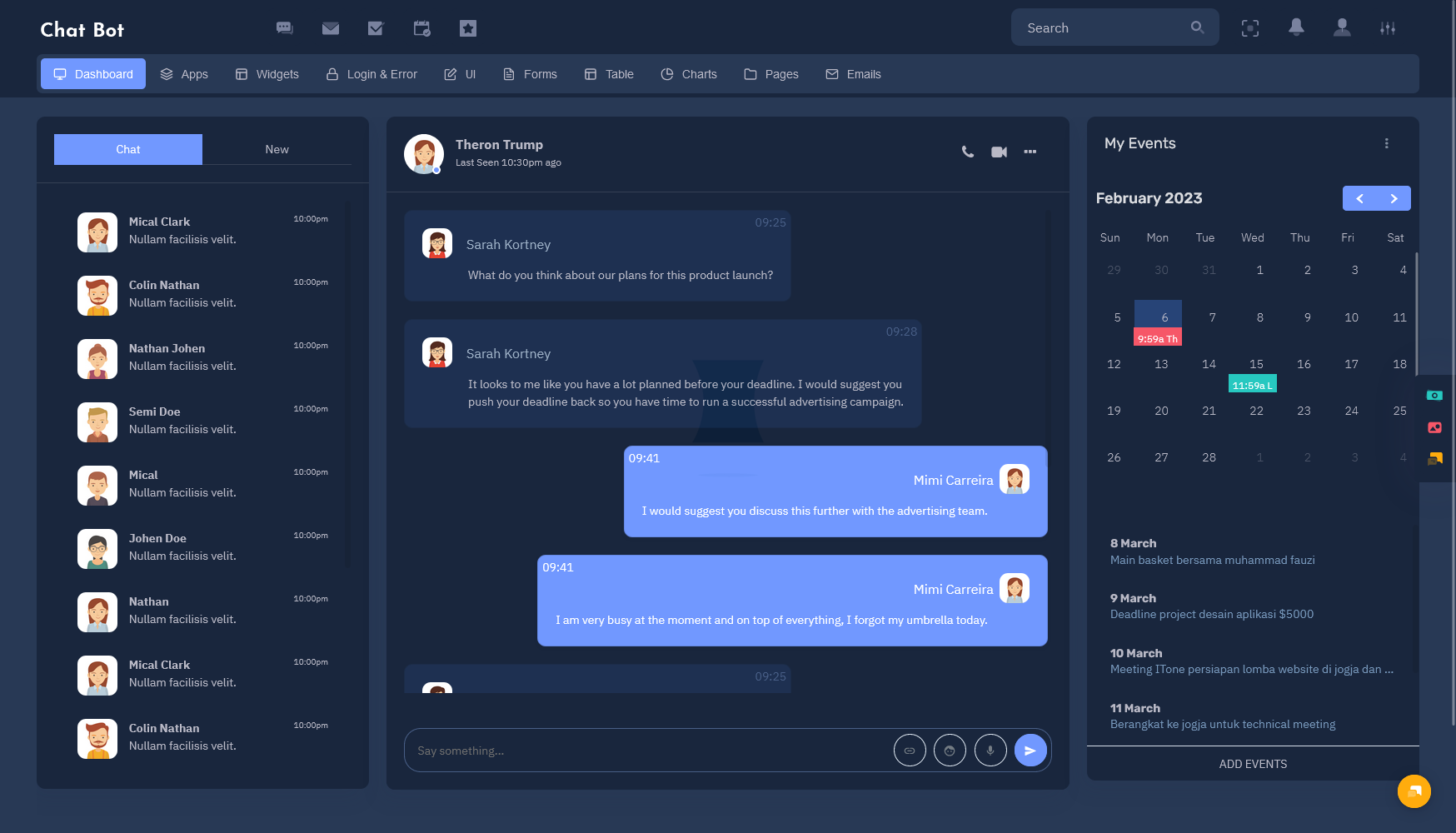 Desktop Chatbot UI Design Simplify Chatbot Integration