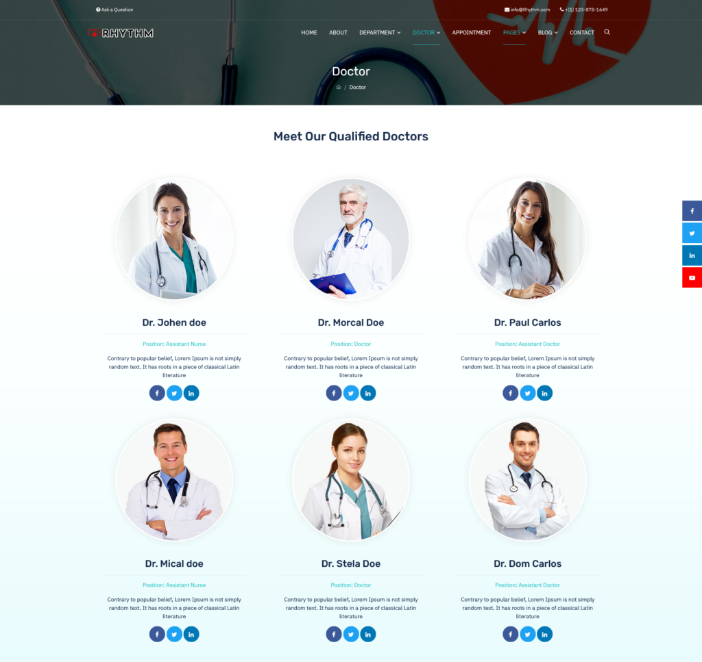 Hospital Software Dashboard Bootstrap 5 Template