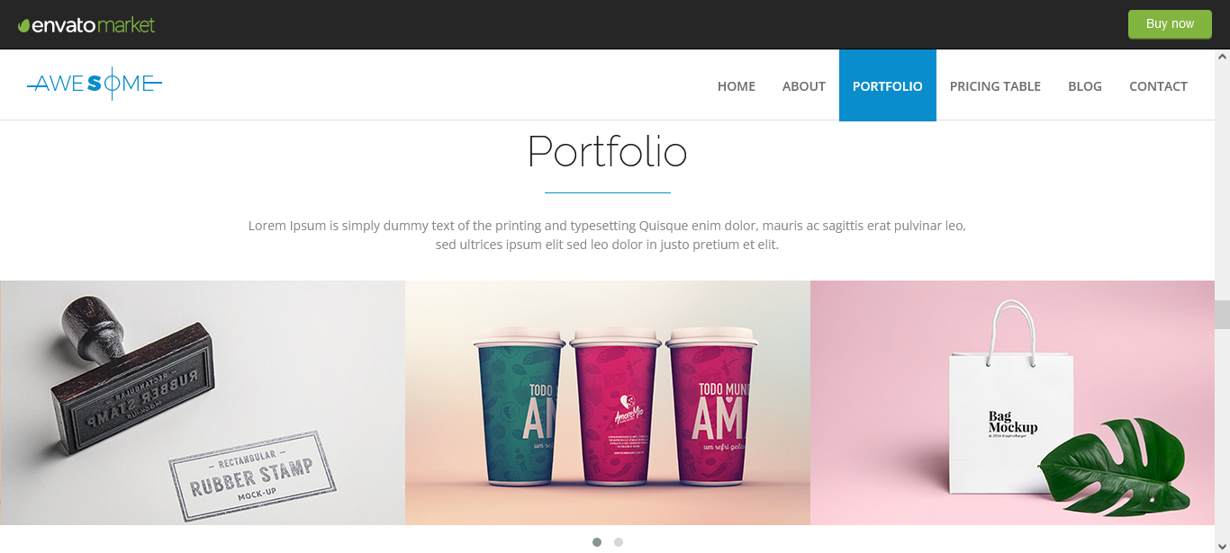 Bootstrap HTML Template