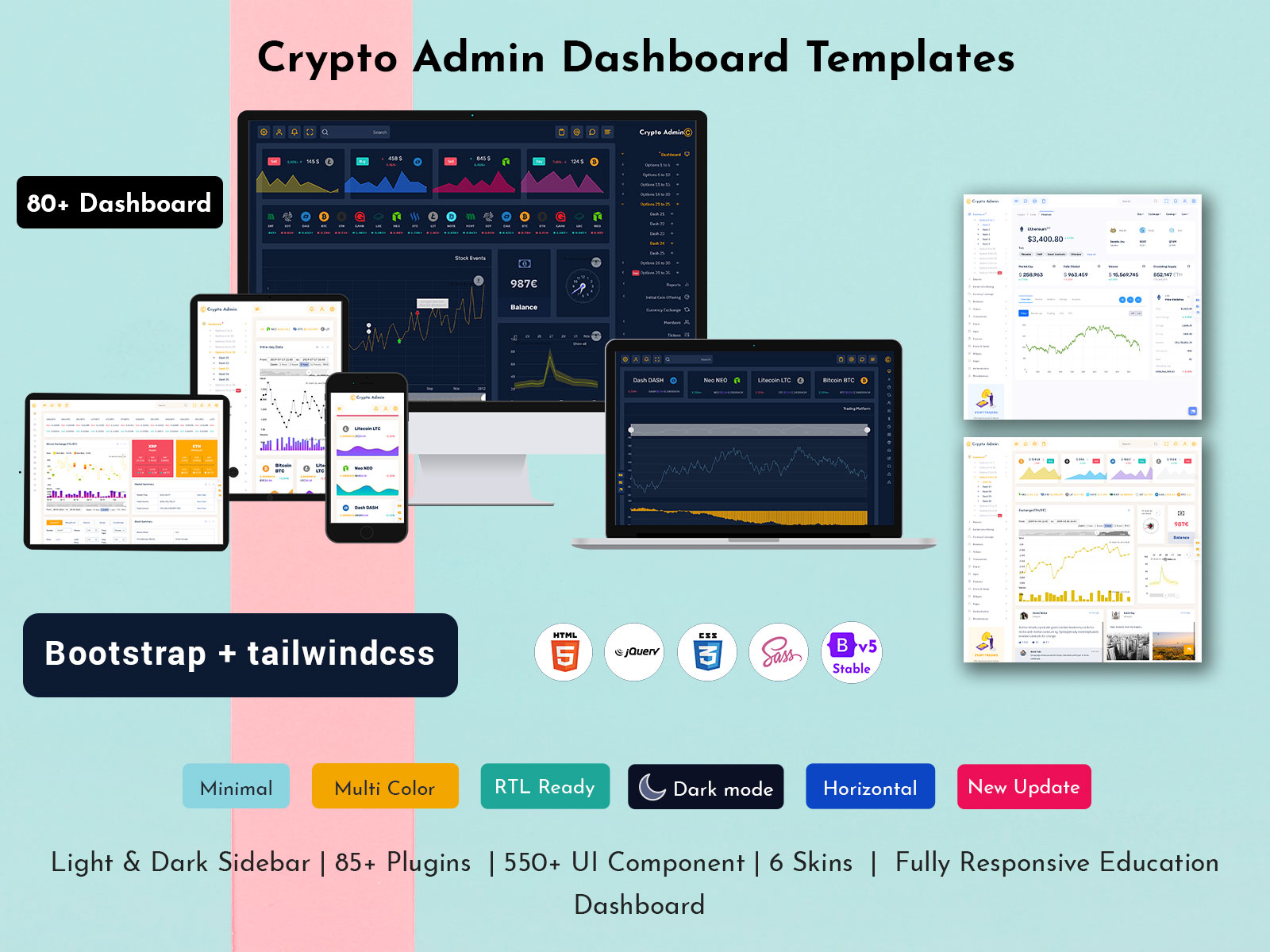 Crypto-Admin-Dashboard-Template - MultiPurpose Themes