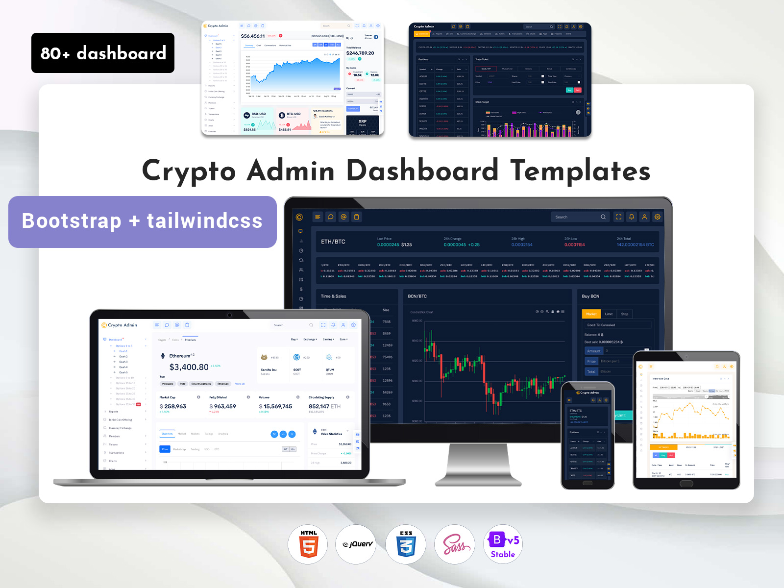 Crypto Admin Dashboard