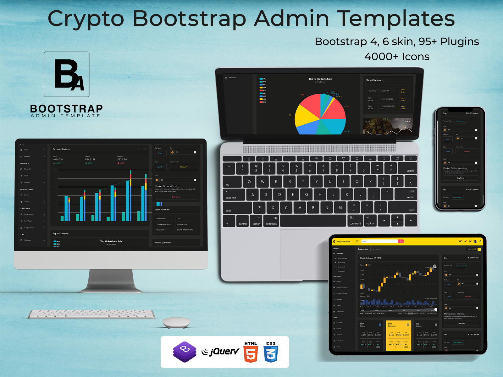 Crypto Admin Dashboard