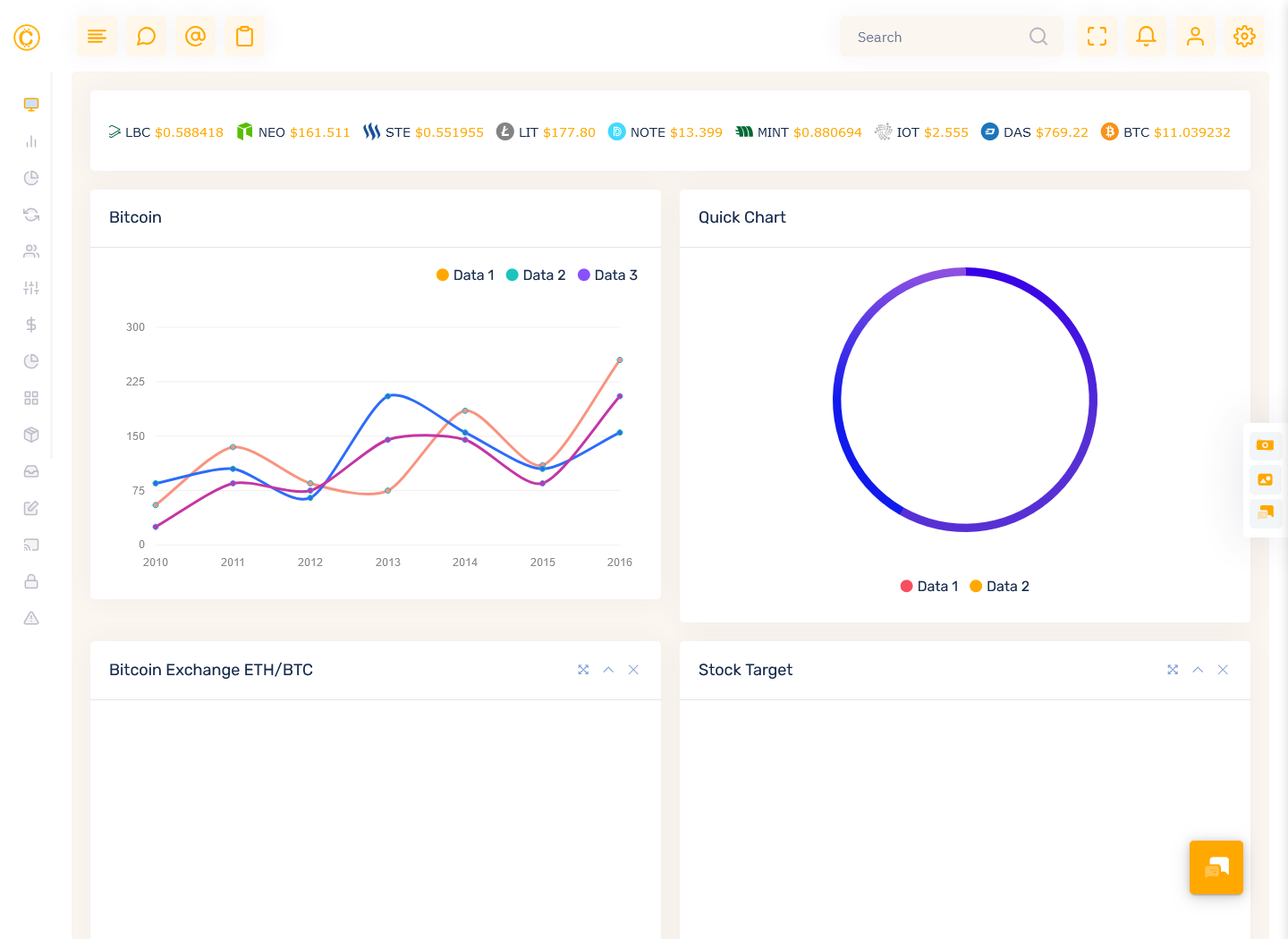 Cryptocurrency Dashboard